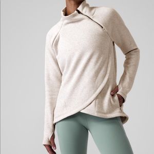 Athleta Cozy Karma Asym Pullover